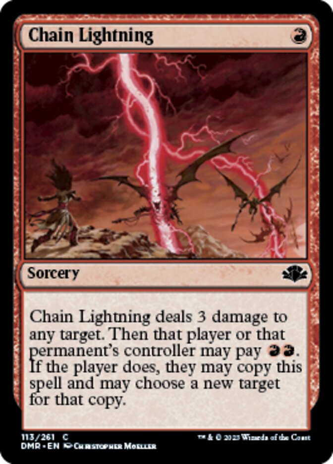 Chain Lightning - Dominaria Remastered (DMR)
