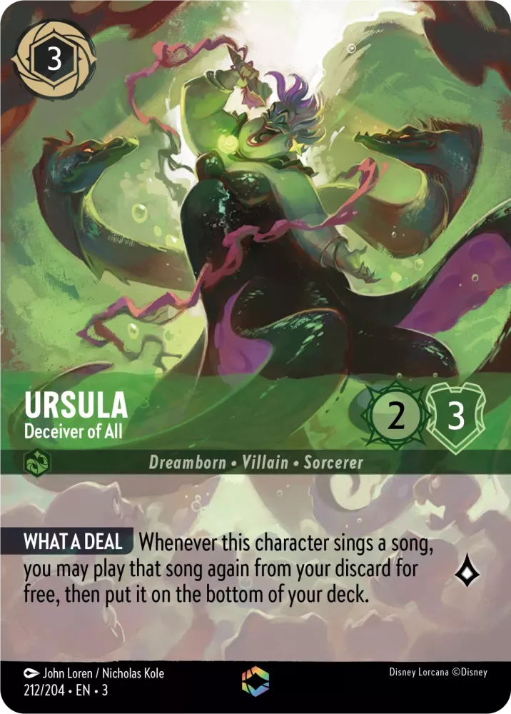Ursula - Deceiver of All - [Foil, Enchanted] Into the Inklands (3)