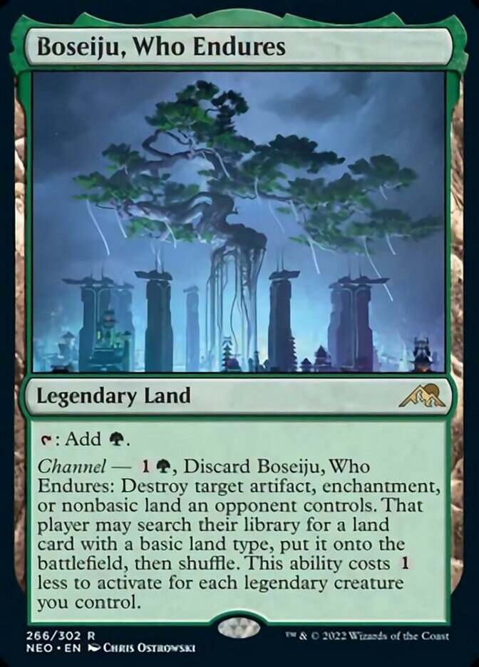 Boseiju, Who Endures - [Foil] Kamigawa: Neon Dynasty (NEO)