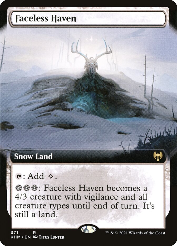 Faceless Haven - [Foil, Extended Art] Kaldheim (KHM)