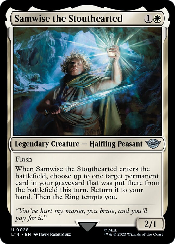 Samwise the Stouthearted - [Foil] The Lord of the Rings: Tales of Middle-earth (LTR)