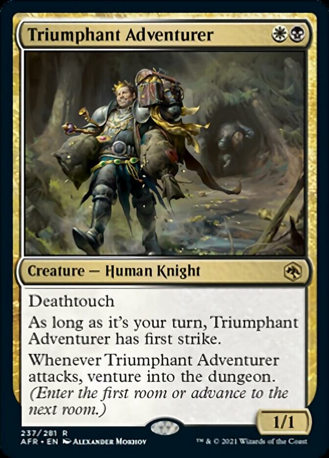 Triumphant Adventurer - [Foil] Adventures in the Forgotten Realms (AFR)