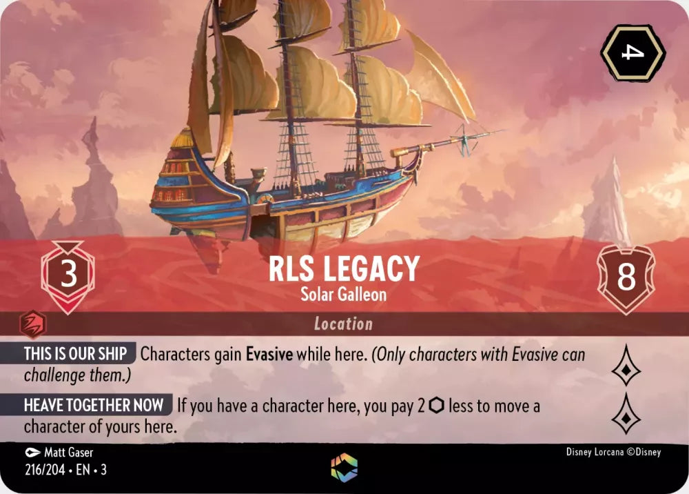 RLS Legacy - Solar Galleon - [Foil, Enchanted] Into the Inklands (3)