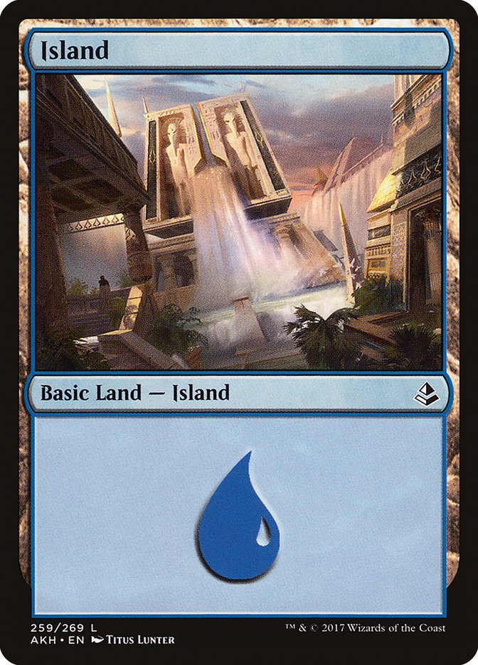 Island - [Foil] Amonkhet (AKH)