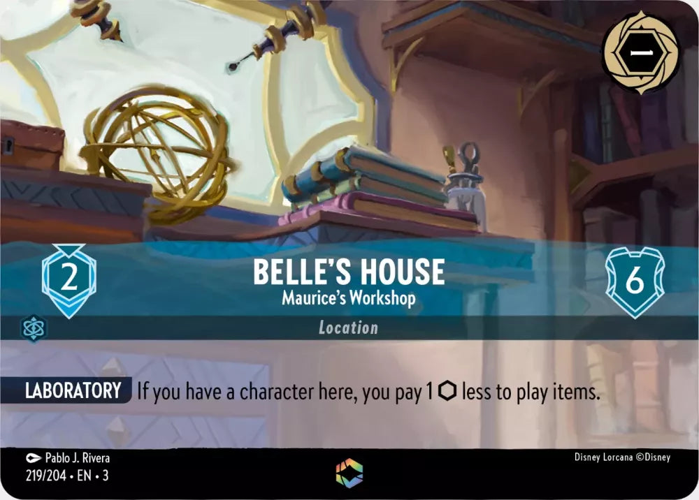 Belle's House - Maurice's Workshop - [Foil, Enchanted] Into the Inklands (3)
