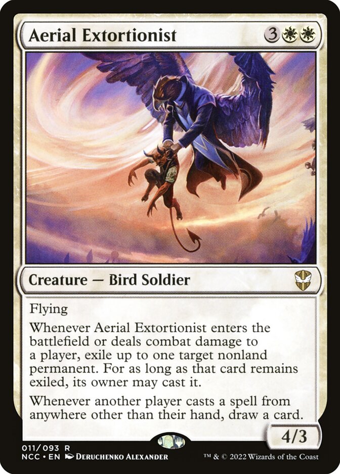 Aerial Extortionist - [Foil] New Capenna Commander (NCC)