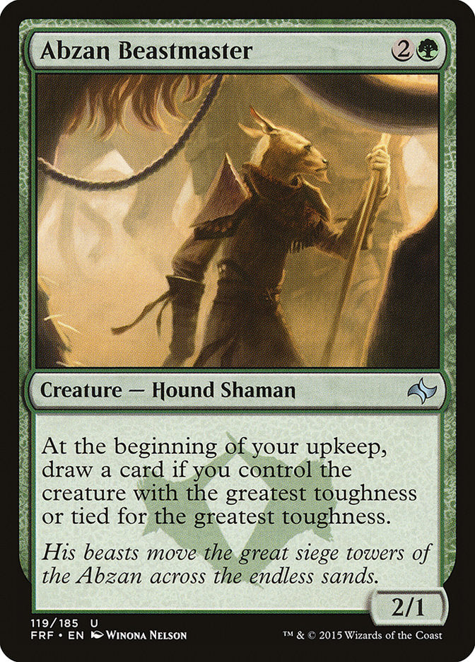Abzan Beastmaster - [Foil] Fate Reforged (FRF)