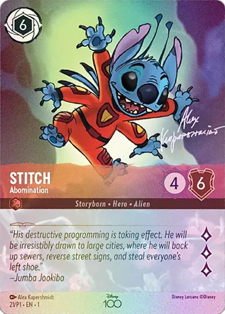 Stitch - Abomination - [Foil, Disney 100] Promo (P1)