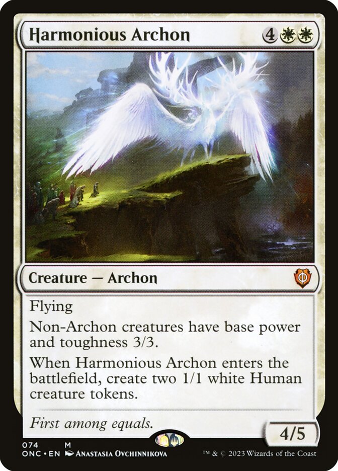 Harmonious Archon - Phyrexia: All Will Be One Commander (ONC)