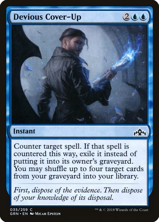 Devious Cover-Up - [Foil] Guilds of Ravnica (GRN)