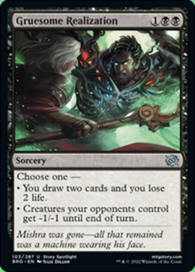 Gruesome Realization - [Foil] The Brothers' War (BRO)