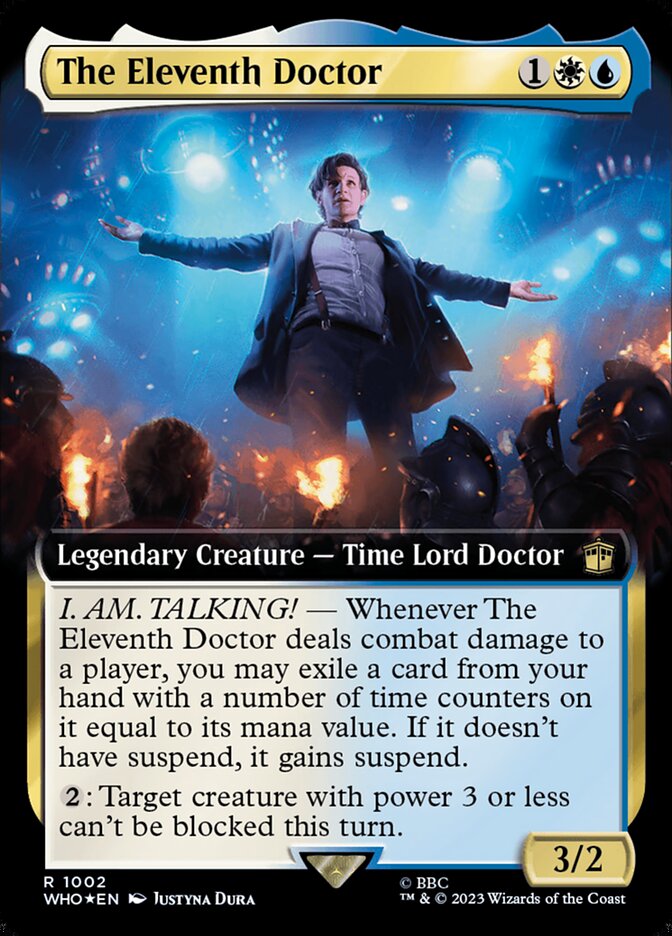 The Eleventh Doctor - [Surge Foil, Extended Art] Doctor Who (WHO)