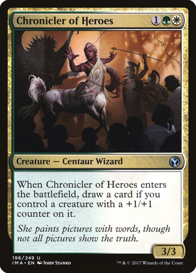 Chronicler of Heroes - [Foil] Iconic Masters (IMA)