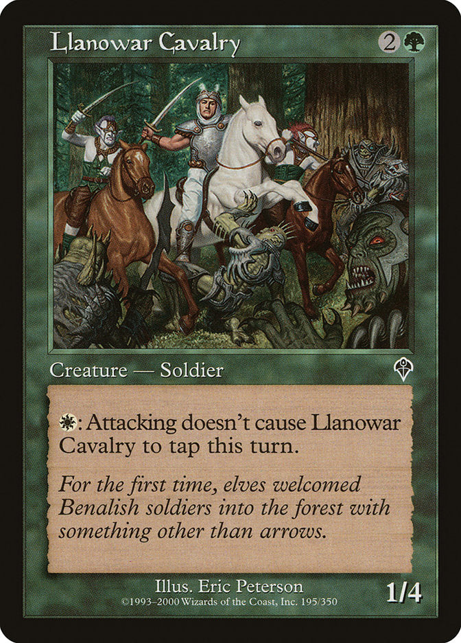 Llanowar Cavalry - [Retro Frame] Invasion (INV)