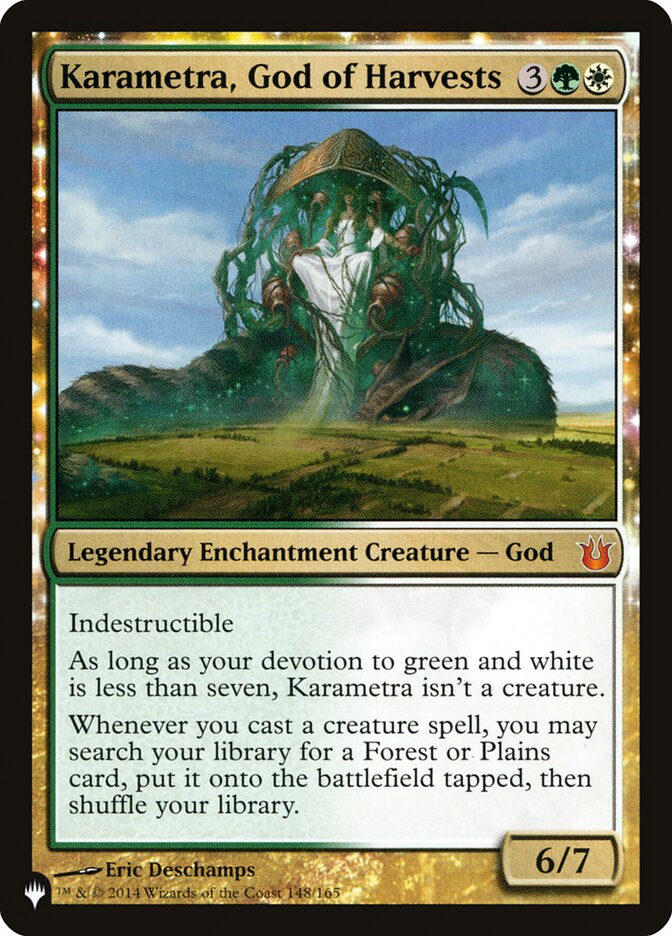 Karametra, God of Harvests - The List (PLIST)