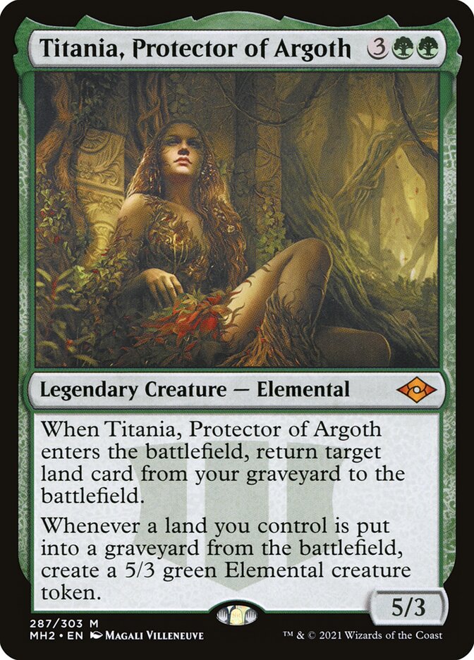 Titania, Protector of Argoth - [Etched Foil] Modern Horizons 2 (MH2)