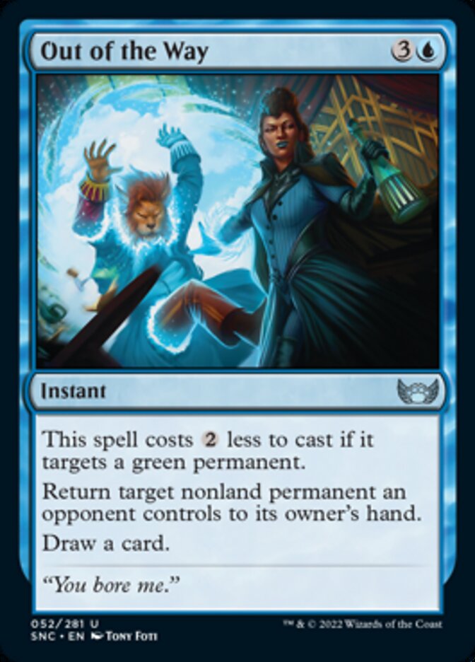 Out of the Way - [Foil] Streets of New Capenna (SNC)