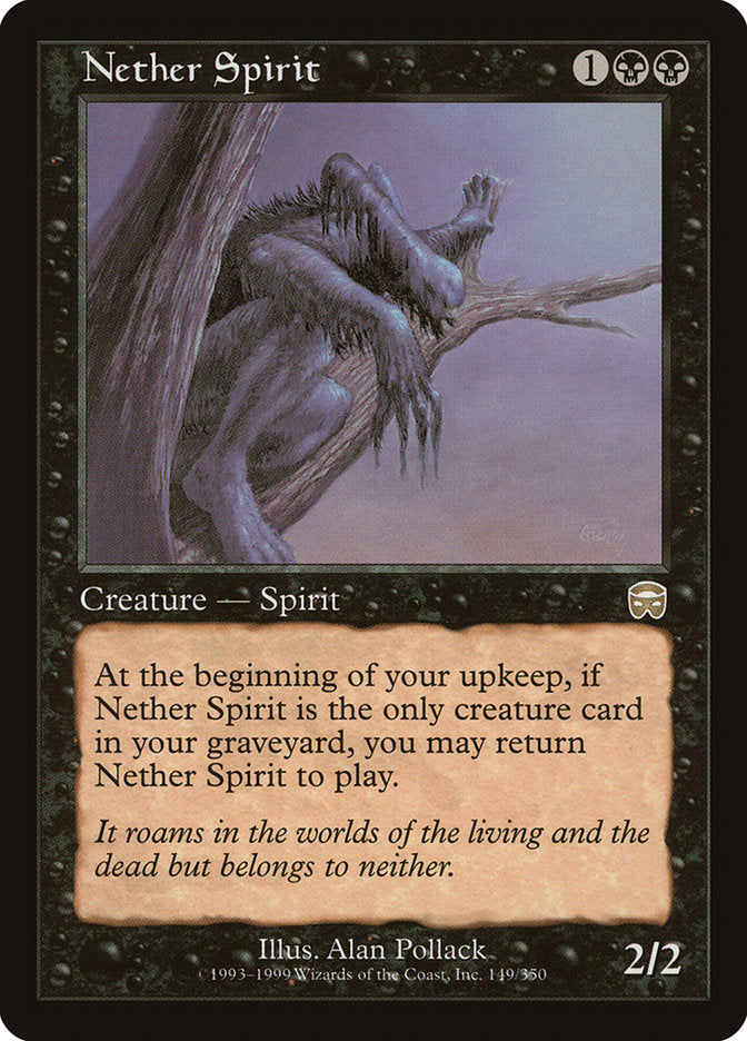 Nether Spirit - [Foil] Mercadian Masques (MMQ)