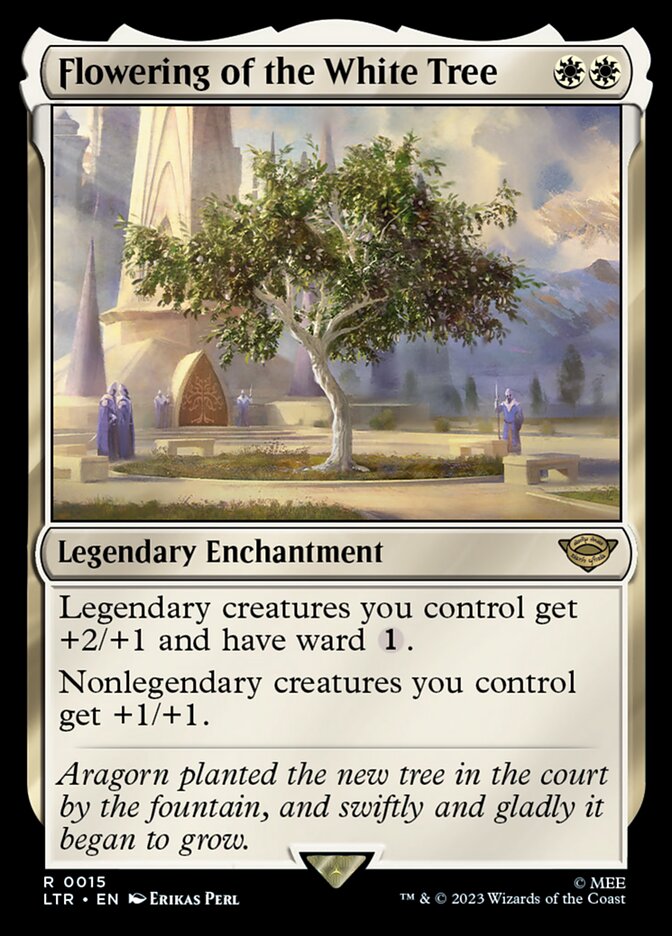 Flowering of the White Tree - [Foil] The Lord of the Rings: Tales of Middle-earth (LTR)