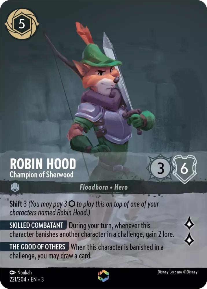 Robin Hood - Champion of Sherwood - [Foil, Enchanted] Into the Inklands (3)