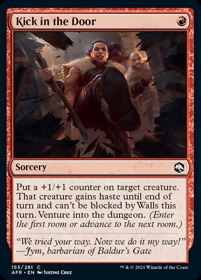 Kick in the Door - [Foil] Adventures in the Forgotten Realms (AFR)