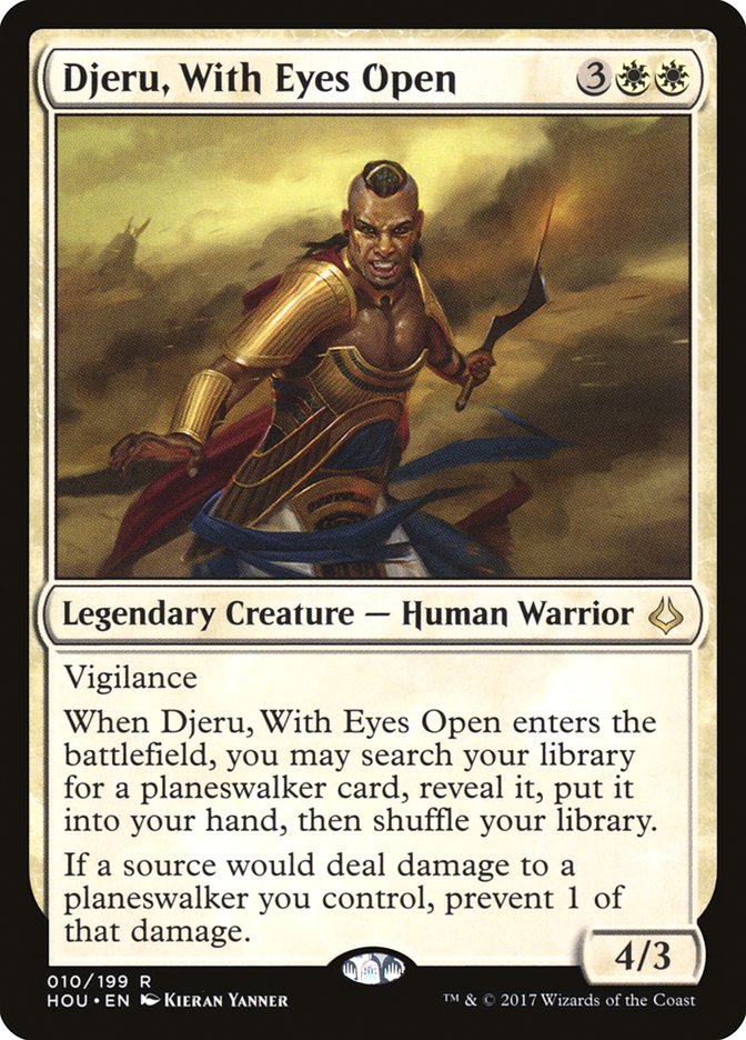 Djeru, With Eyes Open - [Foil] Hour of Devastation (HOU)