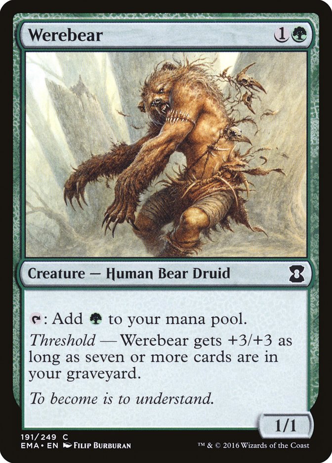 Werebear - [Foil] Eternal Masters (EMA)
