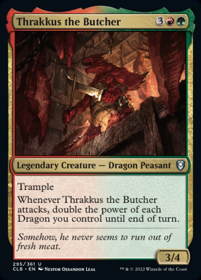 Thrakkus the Butcher - [Foil] Commander Legends: Battle for Baldur's Gate (CLB)