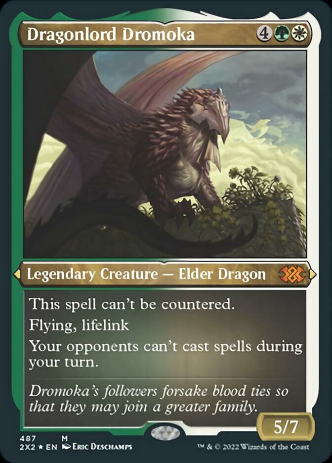 Dragonlord Dromoka - [Etched Foil] Double Masters 2022 (2X2)