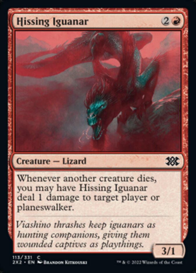 Hissing Iguanar - Double Masters 2022 (2X2)