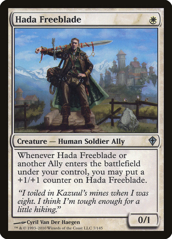 Hada Freeblade - [Foil] Worldwake (WWK)