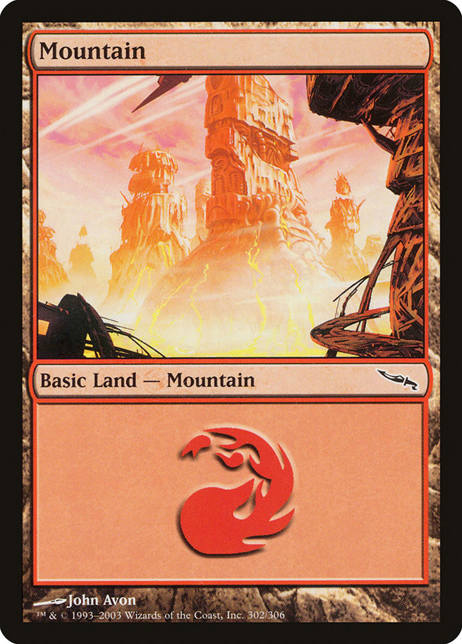 Mountain - [Foil] Mirrodin (MRD)