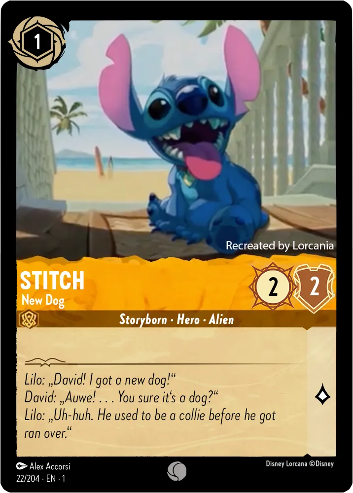 Stitch - New Dog - [Foil] The First Chapter (1)
