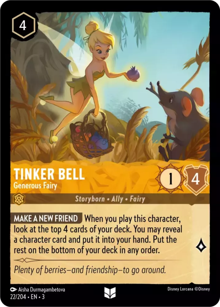 Tinker Bell - Generous Fairy - [Foil] Into the Inklands (3)