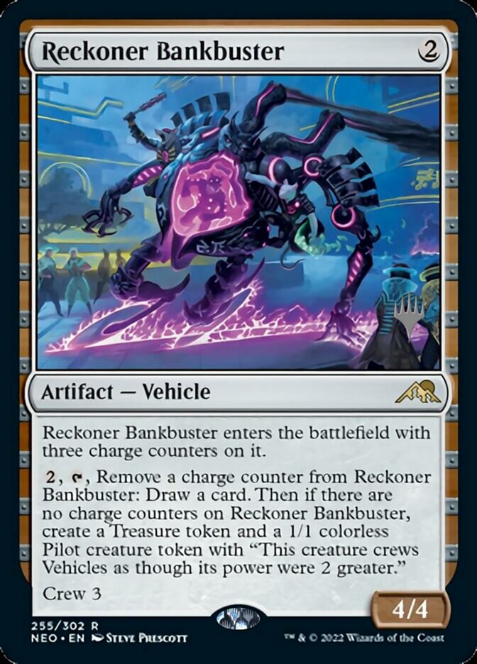 Reckoner Bankbuster - [Promo] Kamigawa: Neon Dynasty Promos (PNEO)