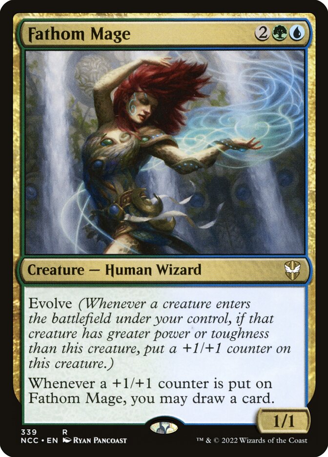 Fathom Mage - [Foil] New Capenna Commander (NCC)