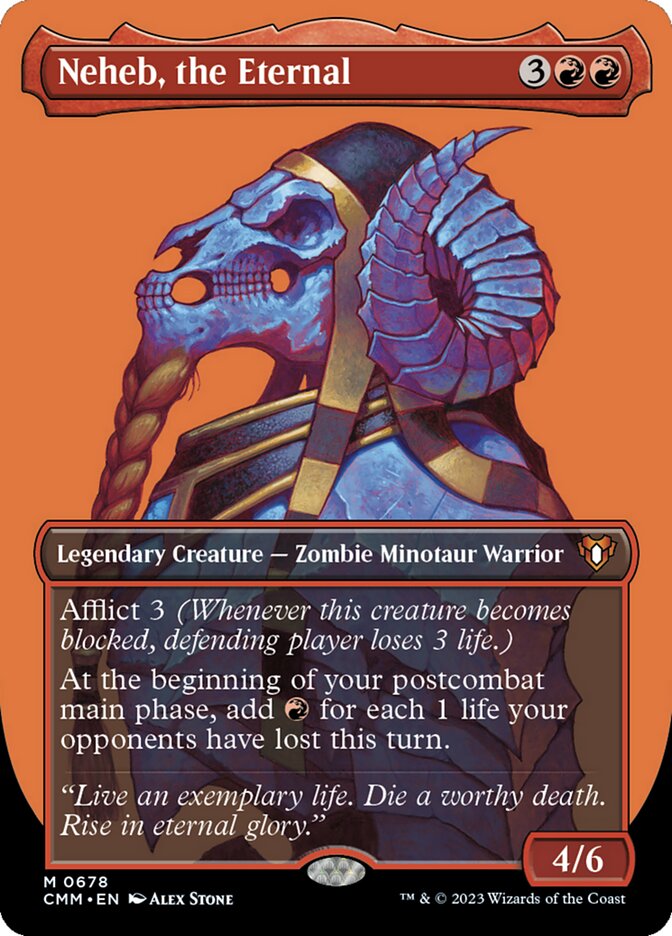 Neheb, the Eternal - [Foil, Borderless] Commander Masters (CMM)