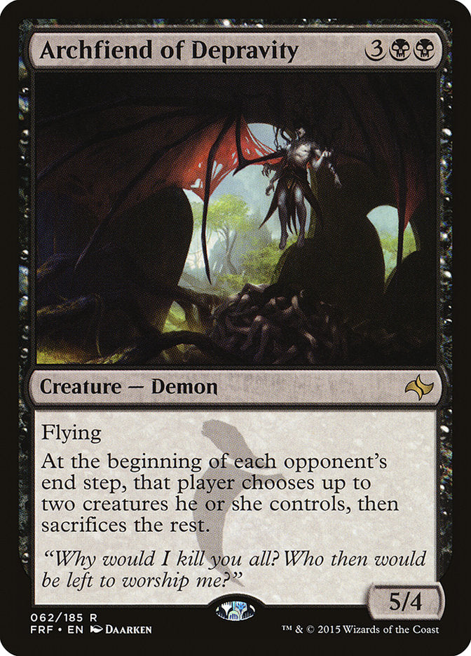 Archfiend of Depravity - [Foil] Fate Reforged (FRF)