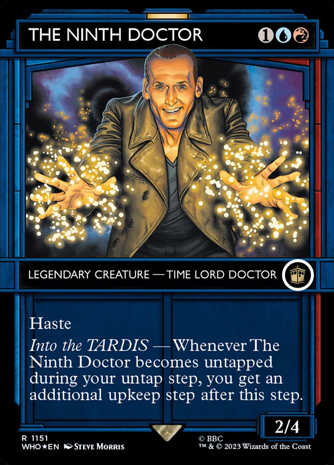 The Ninth Doctor - [Surge Foil, Showcase] Doctor Who (WHO)