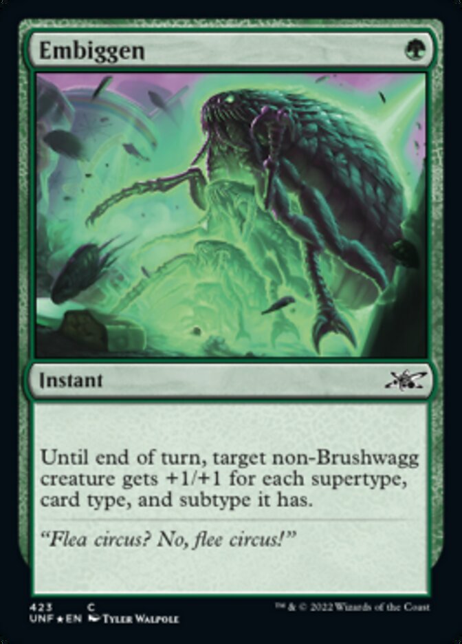 Embiggen - [Galaxy Foil] Unfinity (UNF)