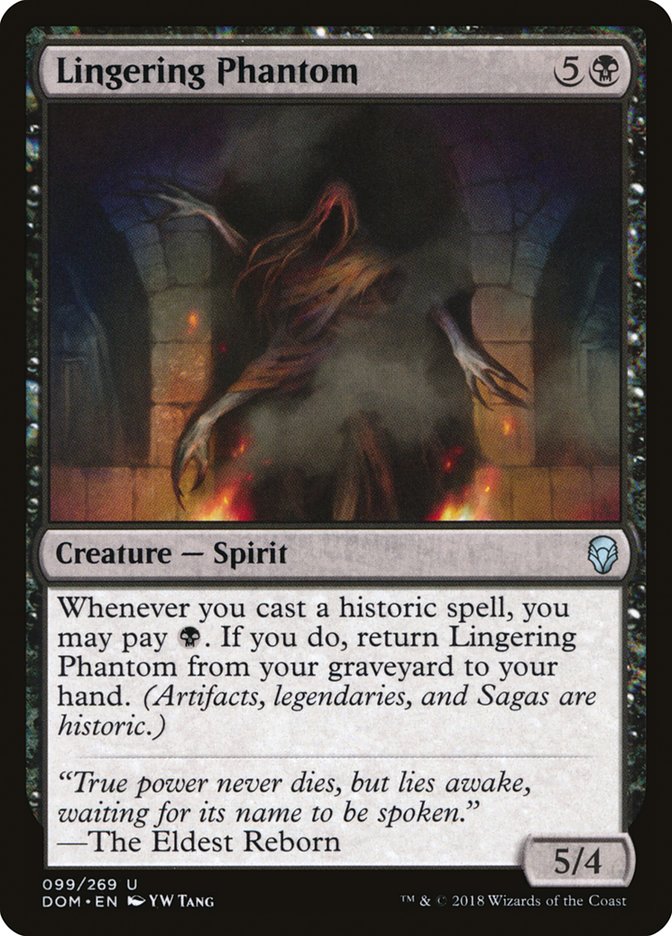 Lingering Phantom - [Foil] Dominaria (DOM)