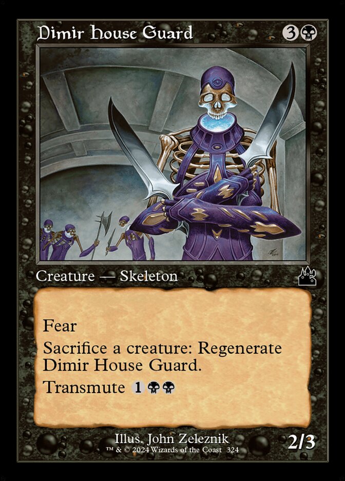 Dimir House Guard - [Retro Frame] Ravnica Remastered (RVR)