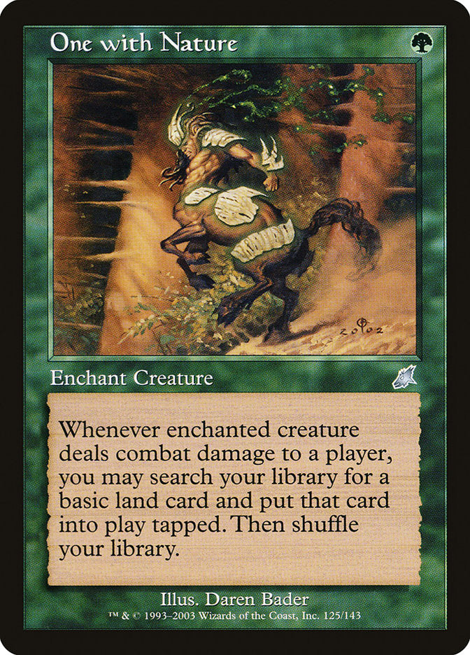 One with Nature - [Foil] Scourge (SCG)