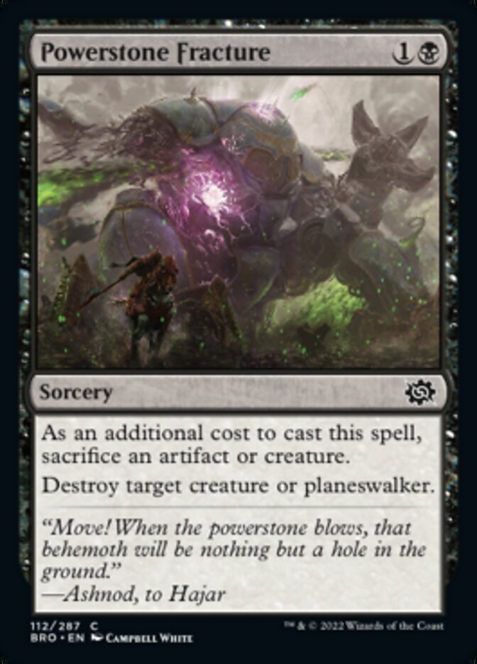Powerstone Fracture - The Brothers' War (BRO)
