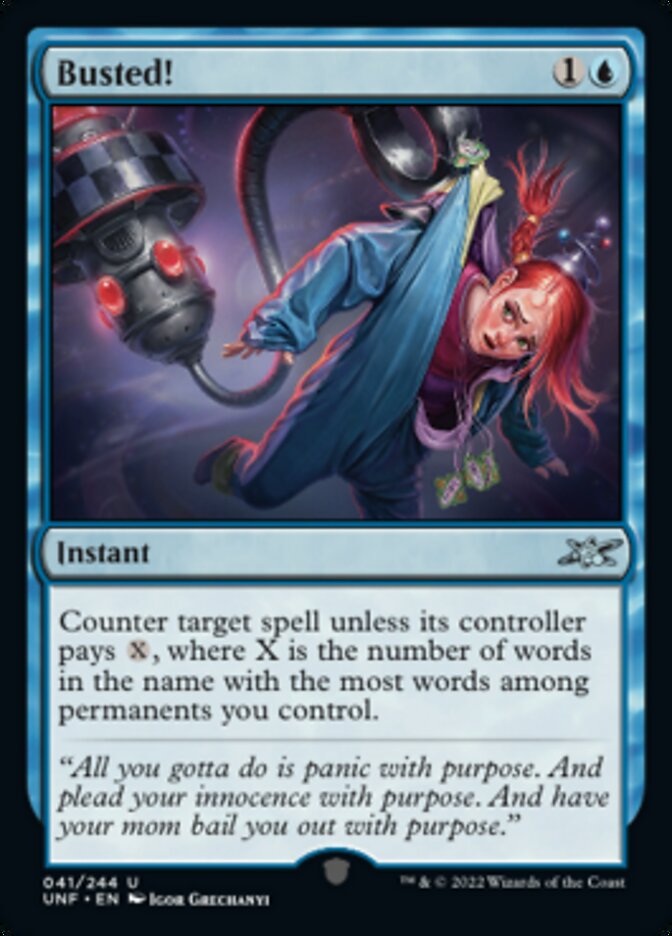 Busted! - [Foil] Unfinity (UNF)