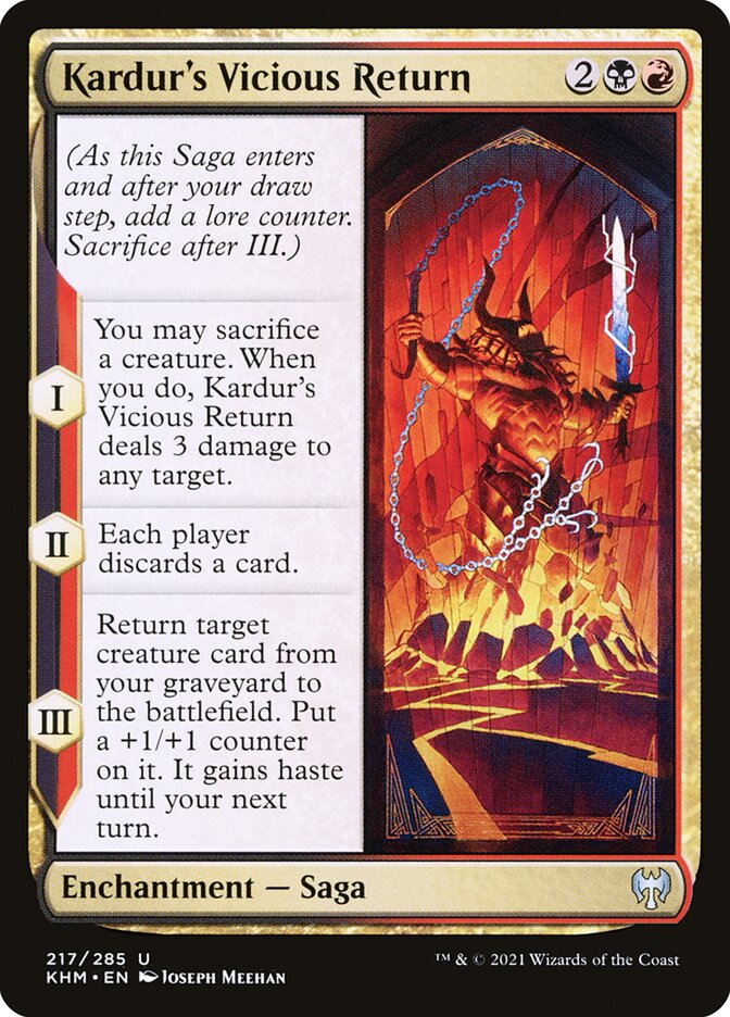 Kardur's Vicious Return - [Foil] Kaldheim (KHM)
