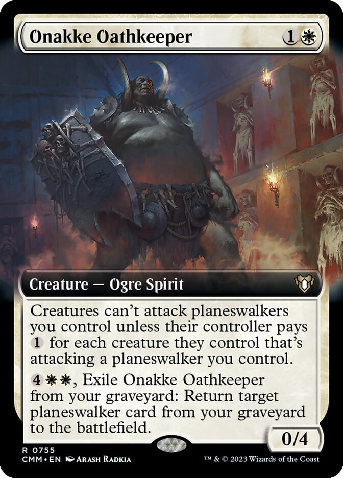 Onakke Oathkeeper - [Extended Art] Commander Masters (CMM)