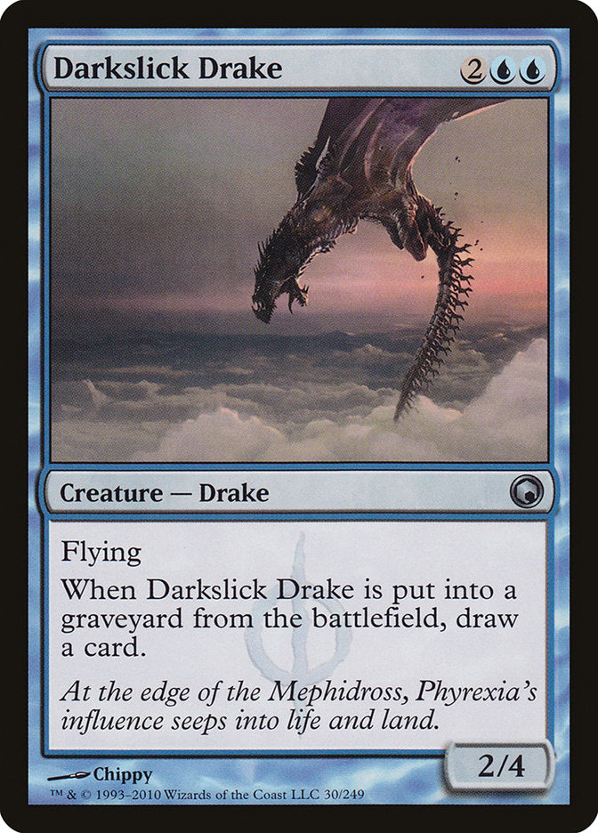 Darkslick Drake - [Foil] Scars of Mirrodin (SOM)