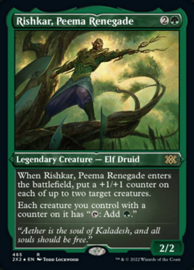 Rishkar, Peema Renegade - [Etched Foil] Double Masters 2022 (2X2)