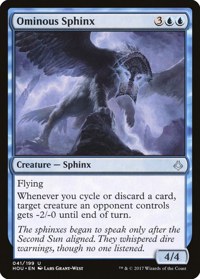 Ominous Sphinx - [Foil] Hour of Devastation (HOU)